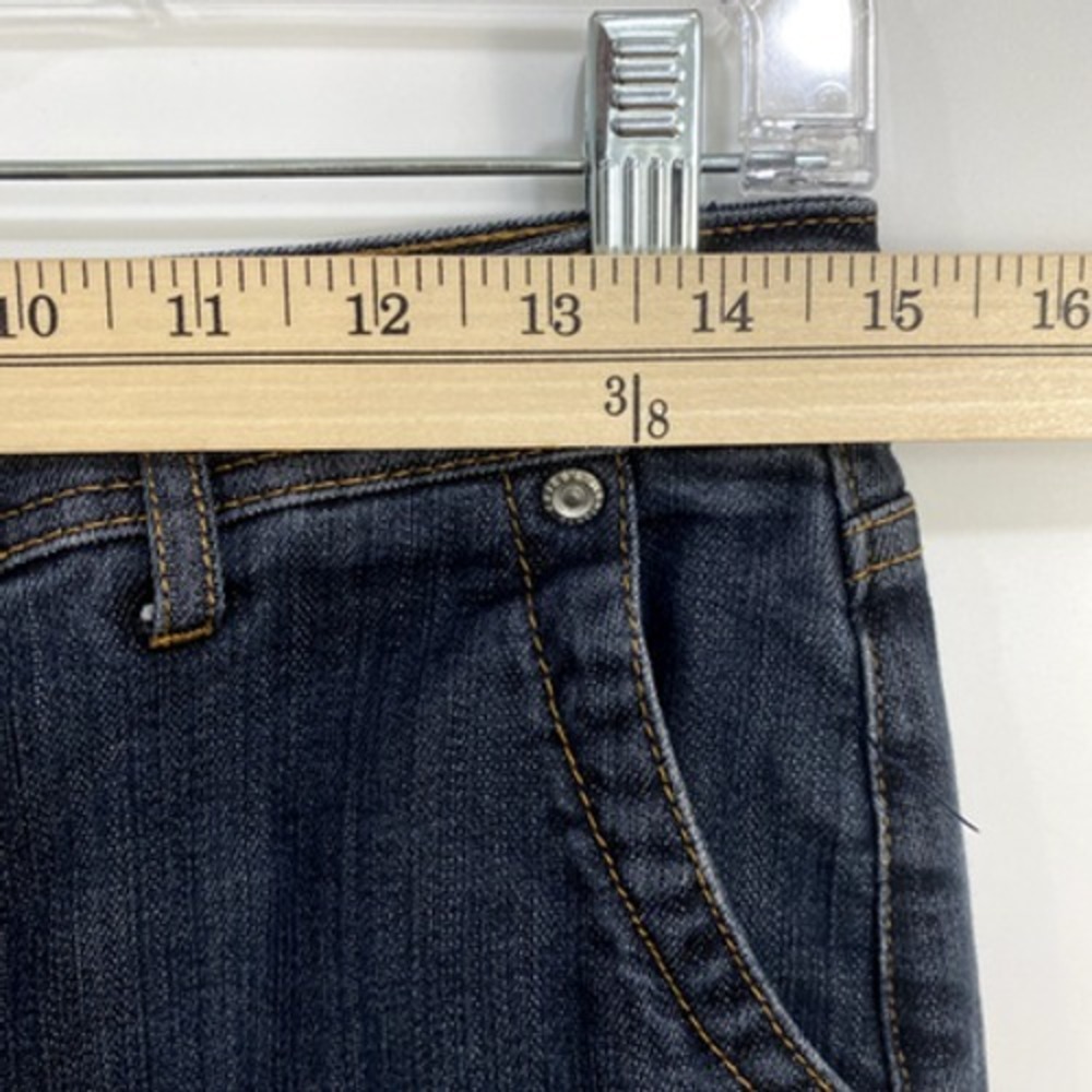 Chico's Women's Platinum Capri Jeans Size Small 4 Blue Denim Back Pockets - Picture 9 of 16